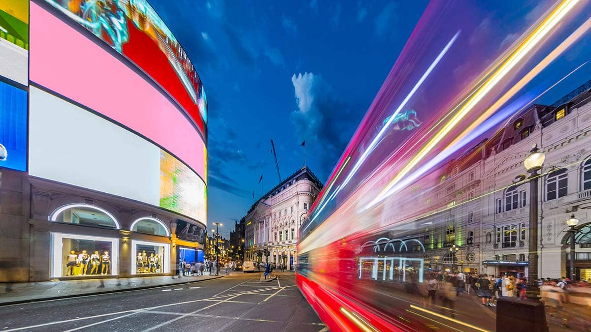 Image of central London street